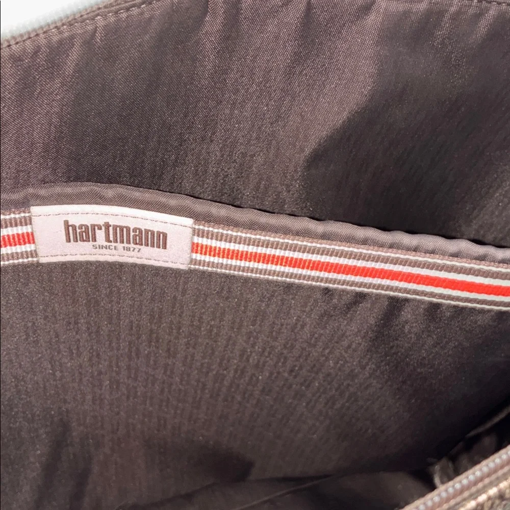 Hartmann Brown Carry on Laptop Luggage Tote Bag 13”x18”